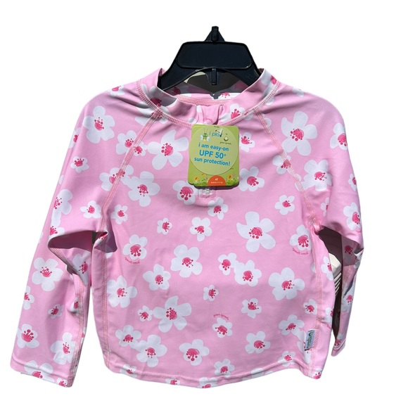 iplay - Rashguard and Swim Diaper set - Pink Blossom - 4T - Picture 4 of 9